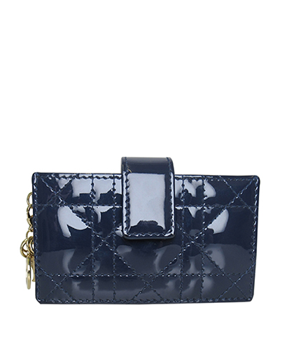 Christian Dior Cannage Card Holder, front view